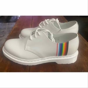 Dr. Martens 1461 FOR PRIDE SMOOTH LEATHER OXFORD SHOES - NEW W/O TAGS